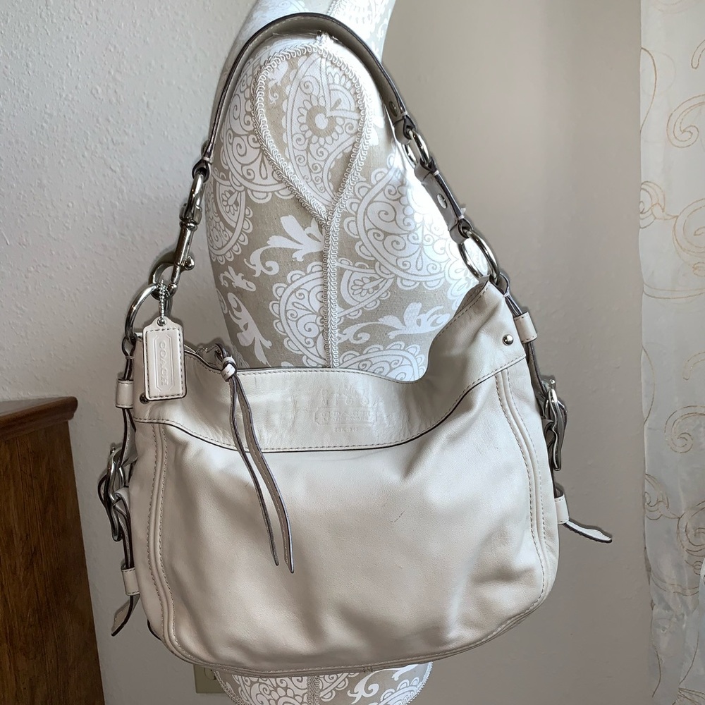 COACH F12671 Zoe Leather Hobo